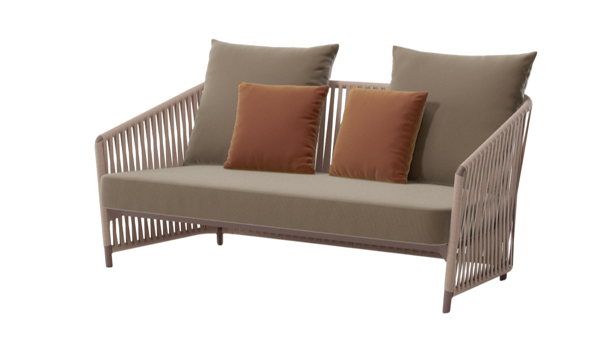 Sofá de 2 plazas Bitta Lounge Bela Rope | Cuerda Z07