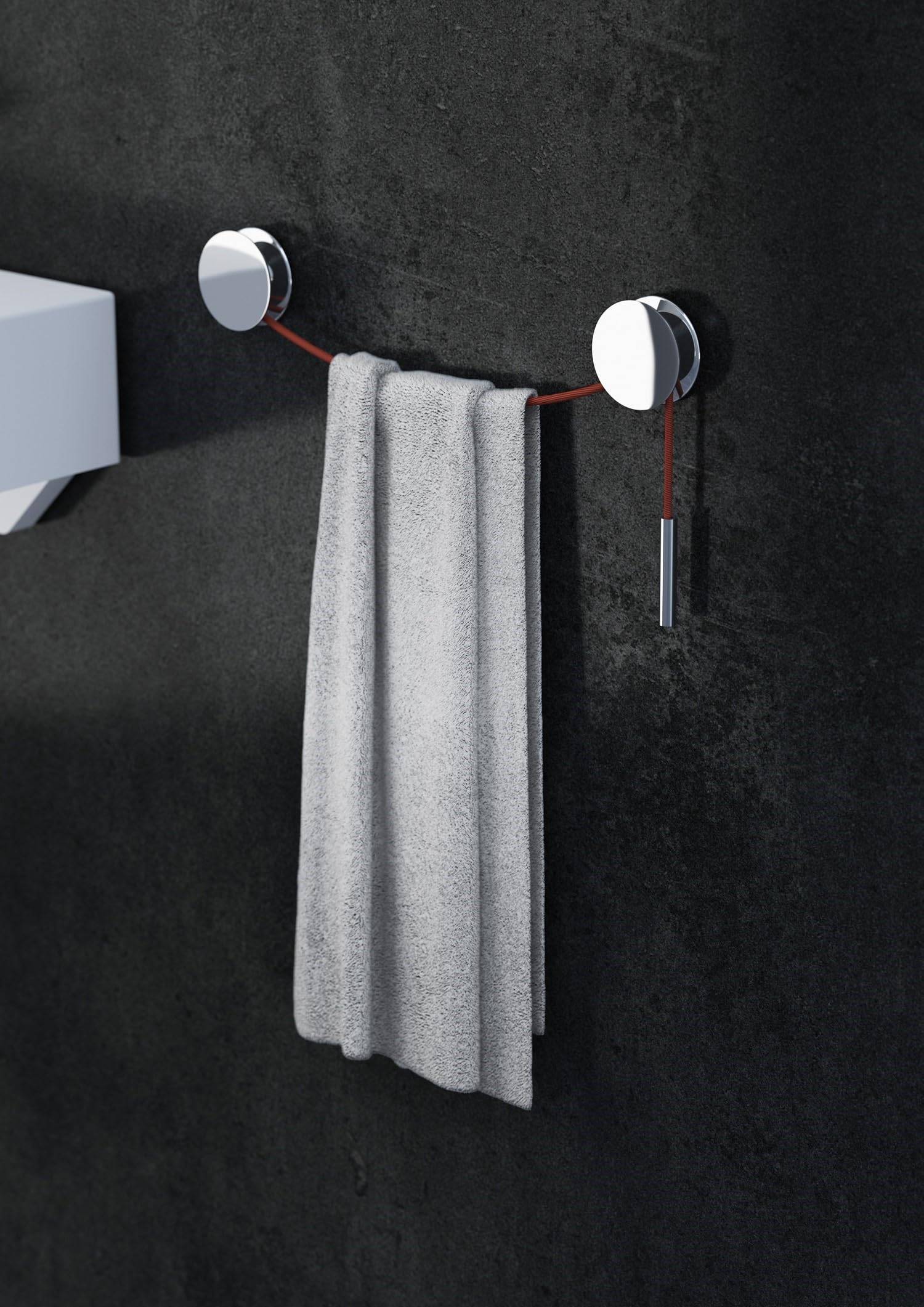 'DIABOLO' TOWEL RAIL BATH+