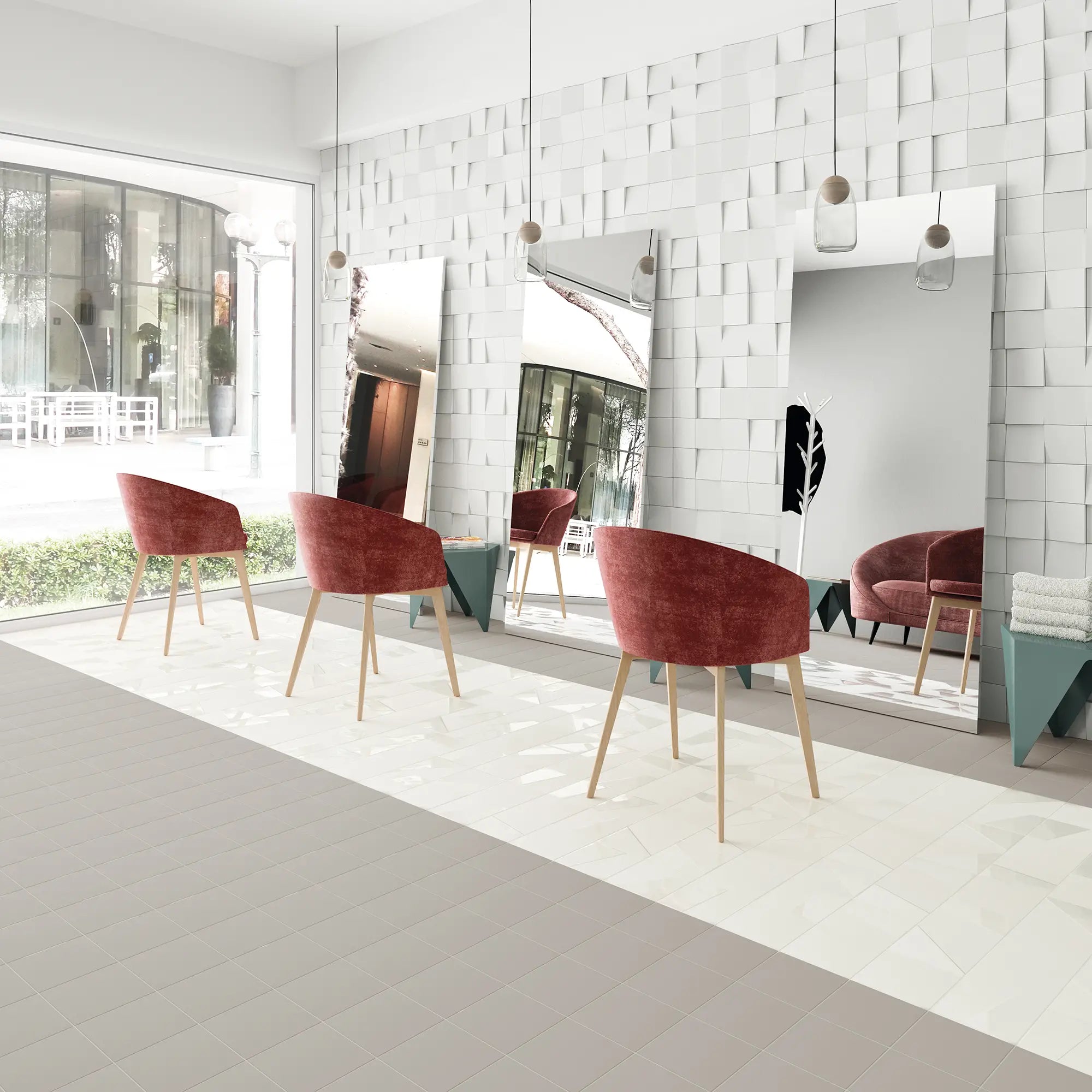 Duo collection porcelain flooring