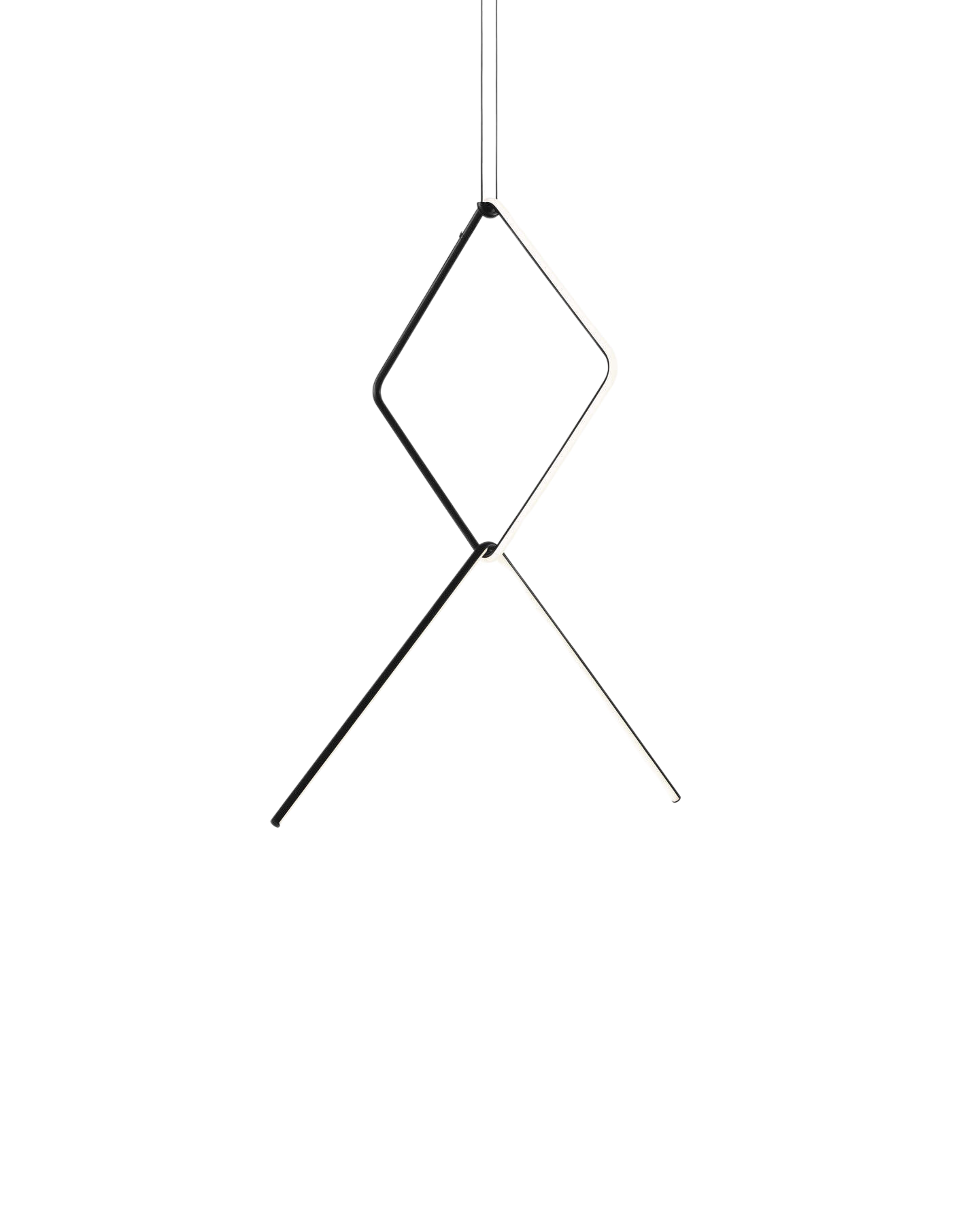 Arrangements Ceiling Lamp - 2 Elements Square L / Broken Line