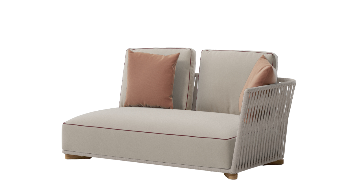 Módulo de esquina derecha Grand Bitta | Cuerda Z05 | Cojín de asiento 07L