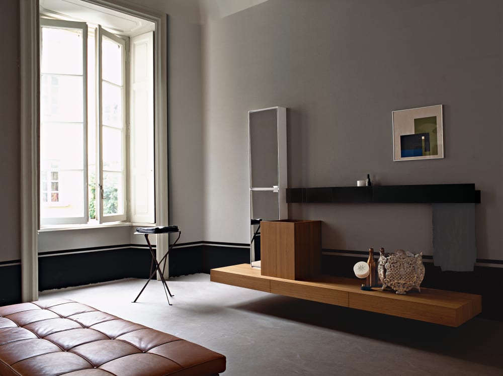 Cube wall-mounted washbasin