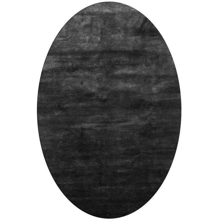 Alfombra Frame Ovalada Carbón
