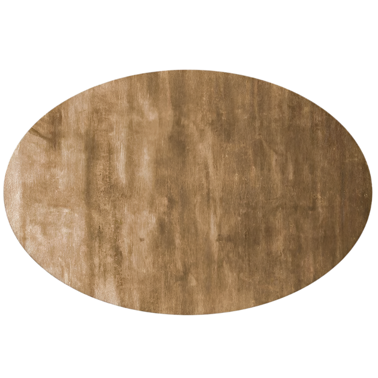 Alfombra Frame Ovalada Oro