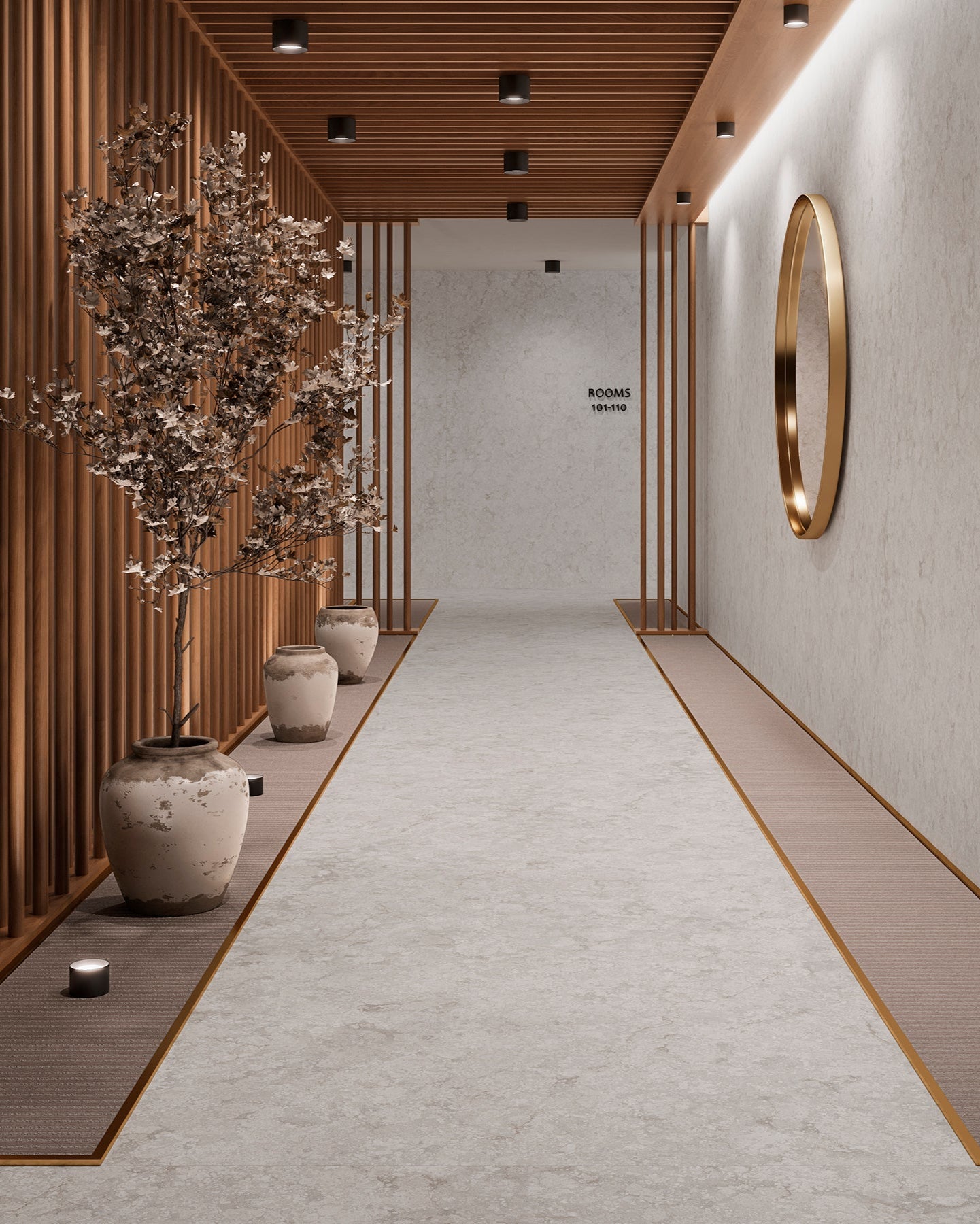 Atria porcelain flooring