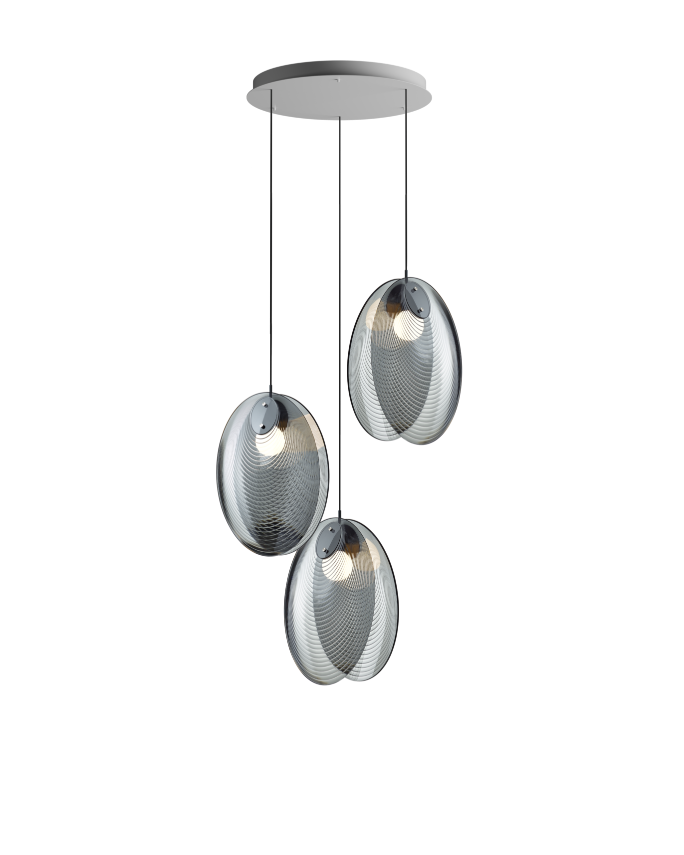 Lámpara de techo Ama Chandelier 3pcs