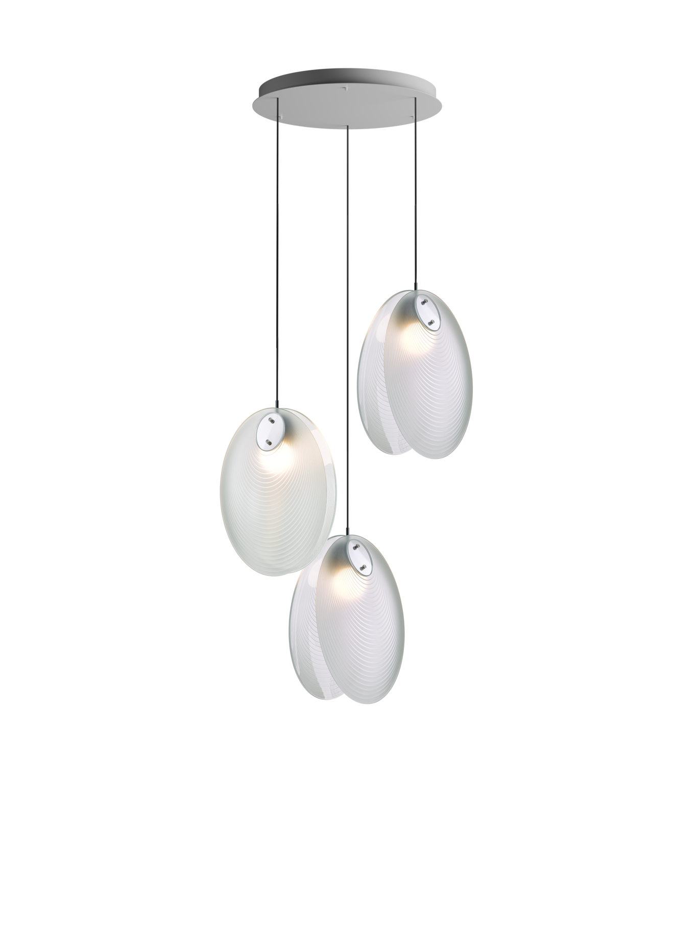 Lámpara de techo Ama Chandelier 3pcs