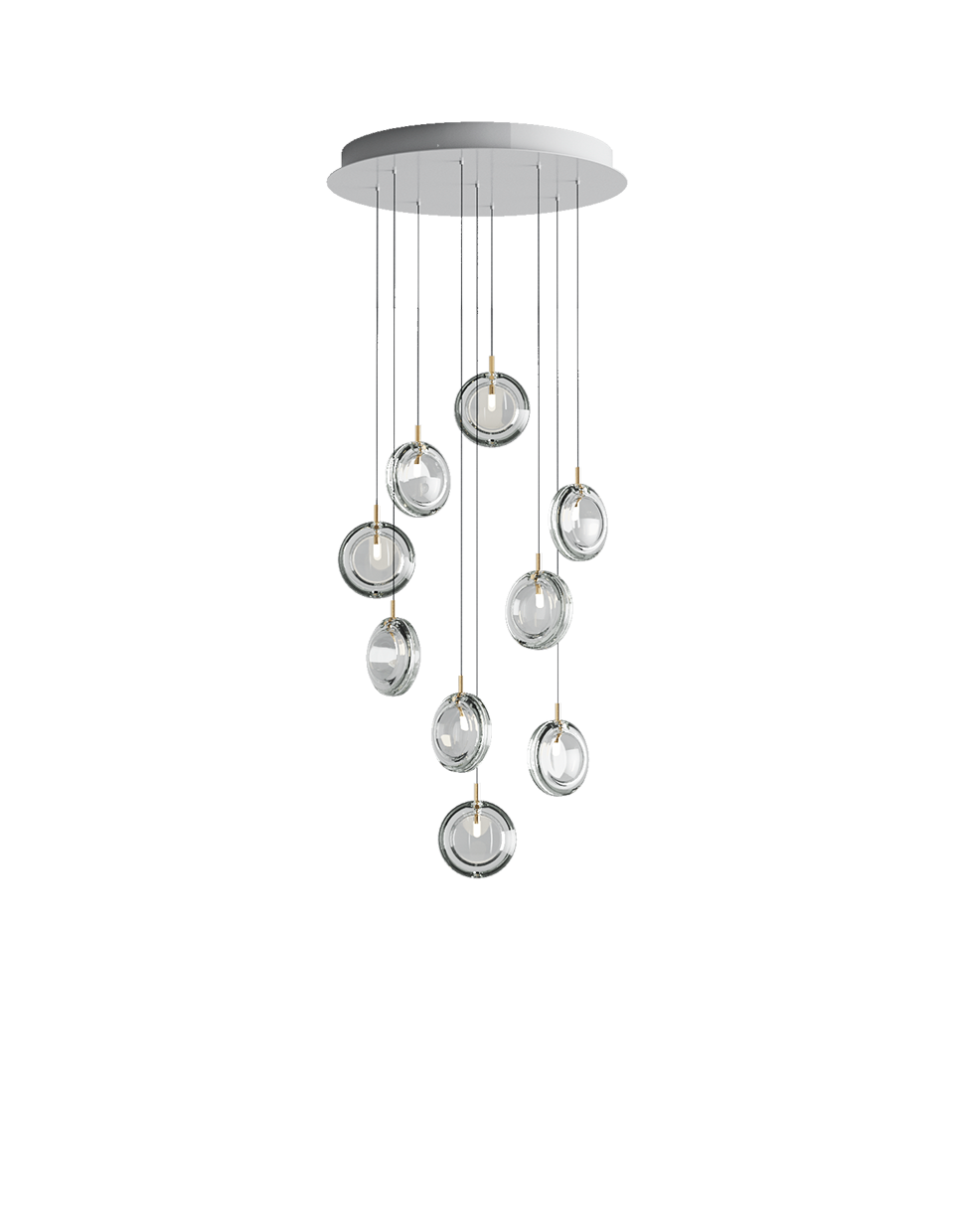 Lámpara de techo Lens Chandelier