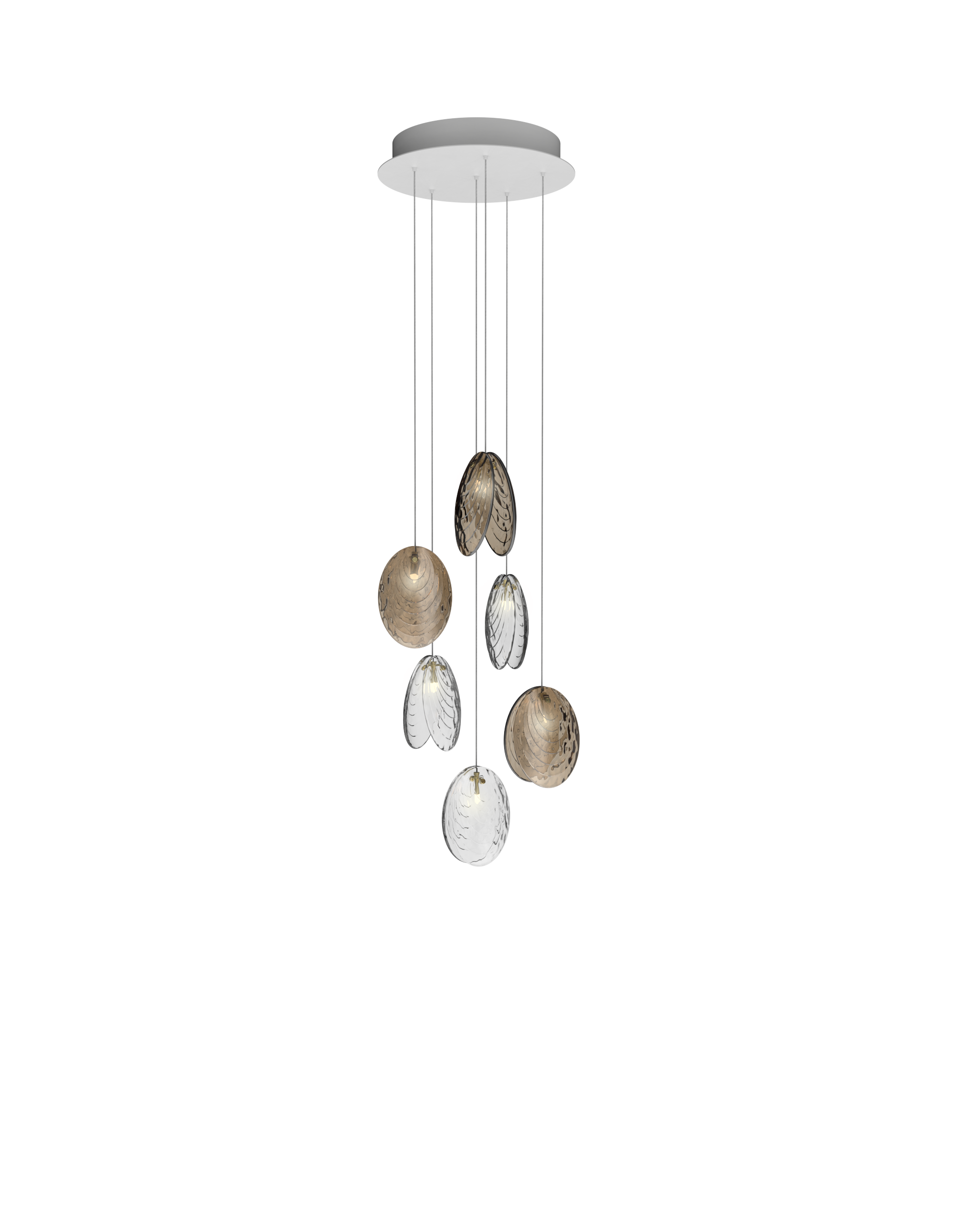 Mussels Chandelier Ceiling Light