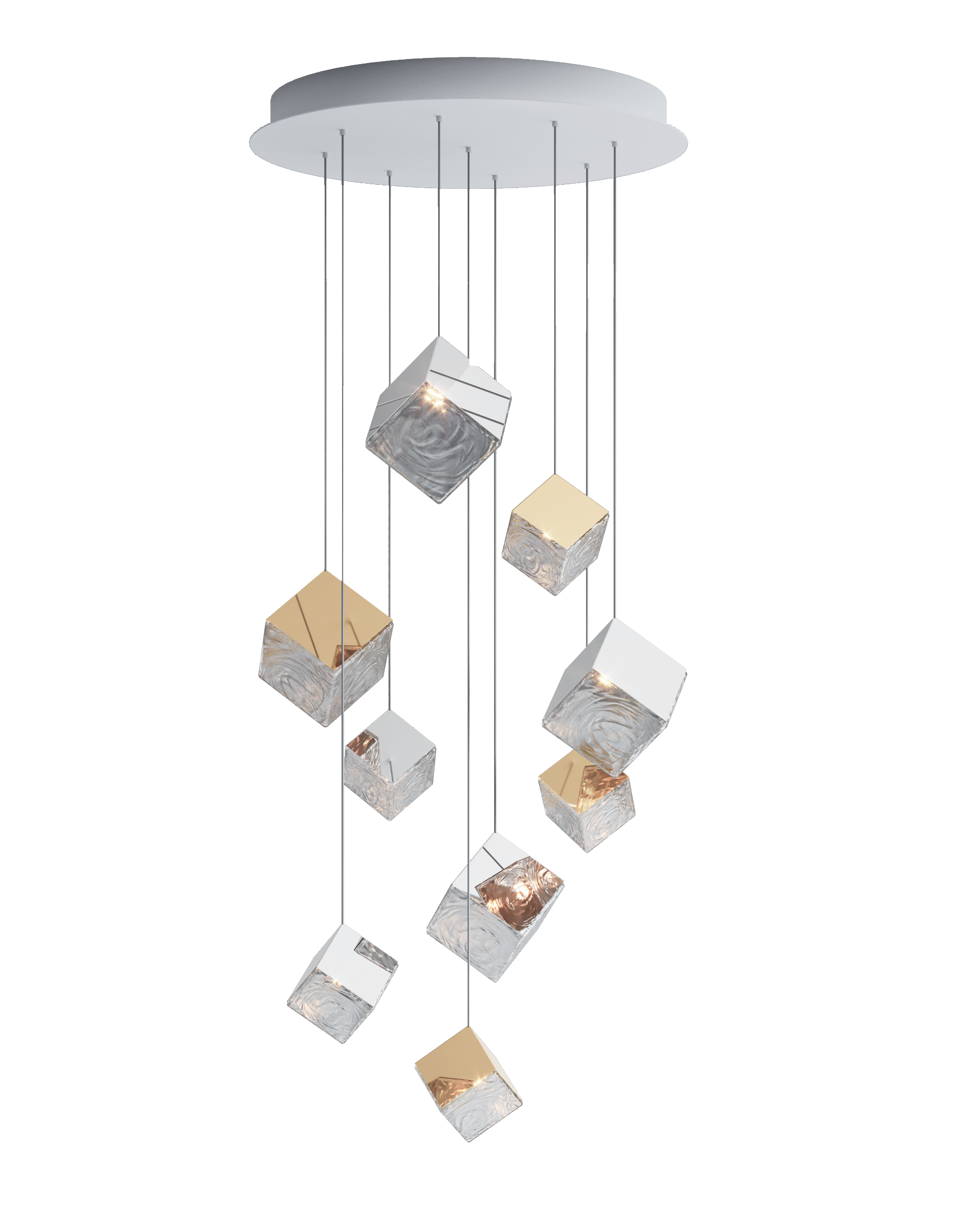 Lámpara de techo Pyrite Chandelier