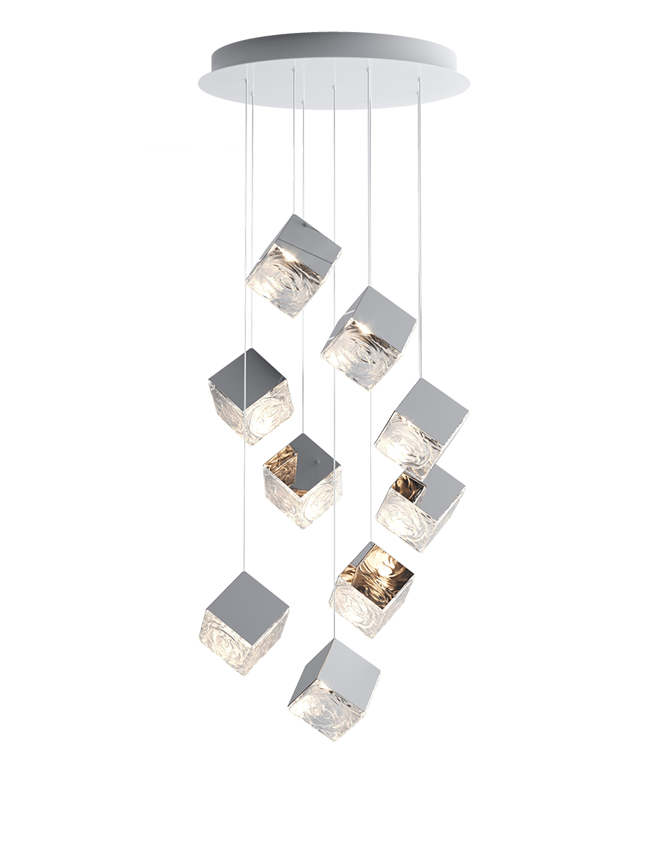 Lámpara de techo Pyrite Chandelier