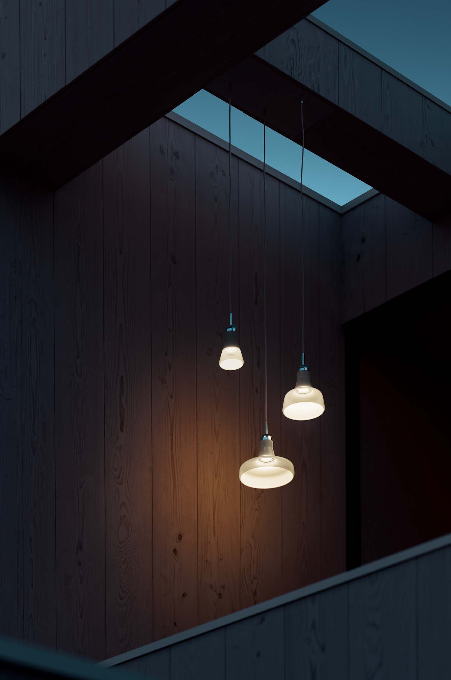 Shadows Exterior Ceiling Lamp