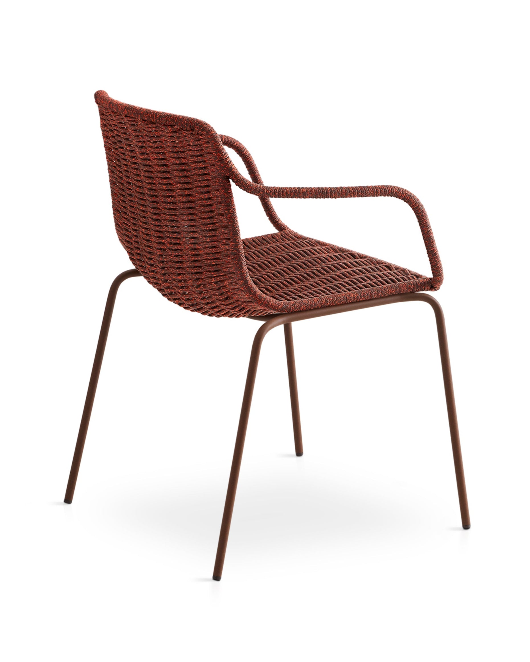 Lapala outdoor dining chair with armrests