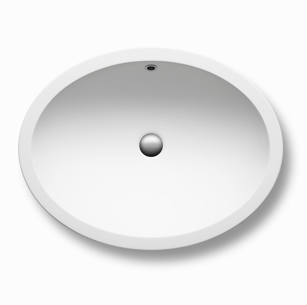 Spoon XL semi-recessed sink