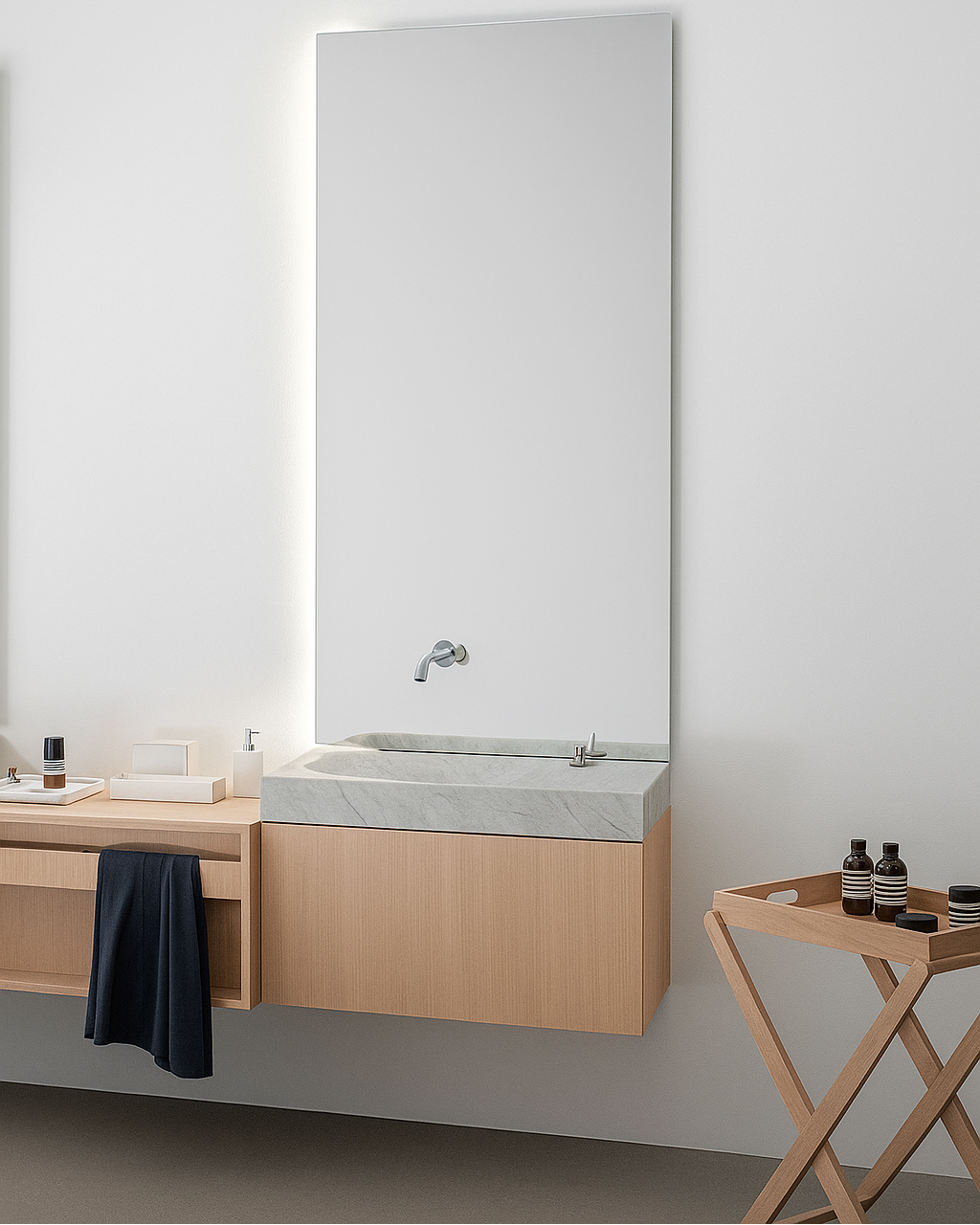 Wall-hung washbasin 815 Marble