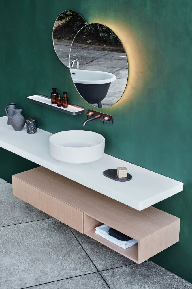 Bjhon 1 round countertop sink