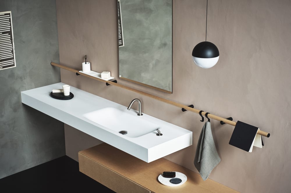 Flat XL countertop with integrated sink Ottocento 002