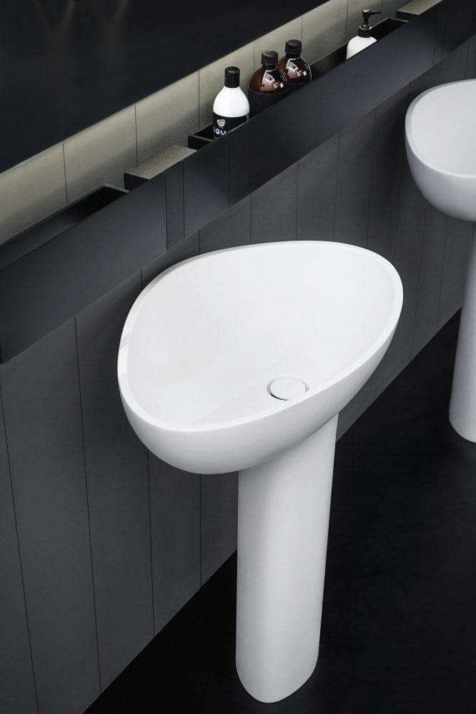 Drop totem washbasin