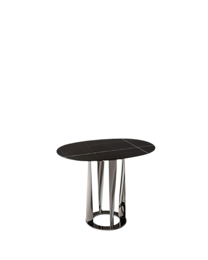 Mesa auxiliar Boboli 476 Superficie de vidrio de Cassina – vista 2 de 5