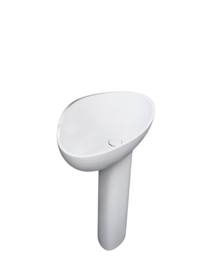 Drop totem washbasin