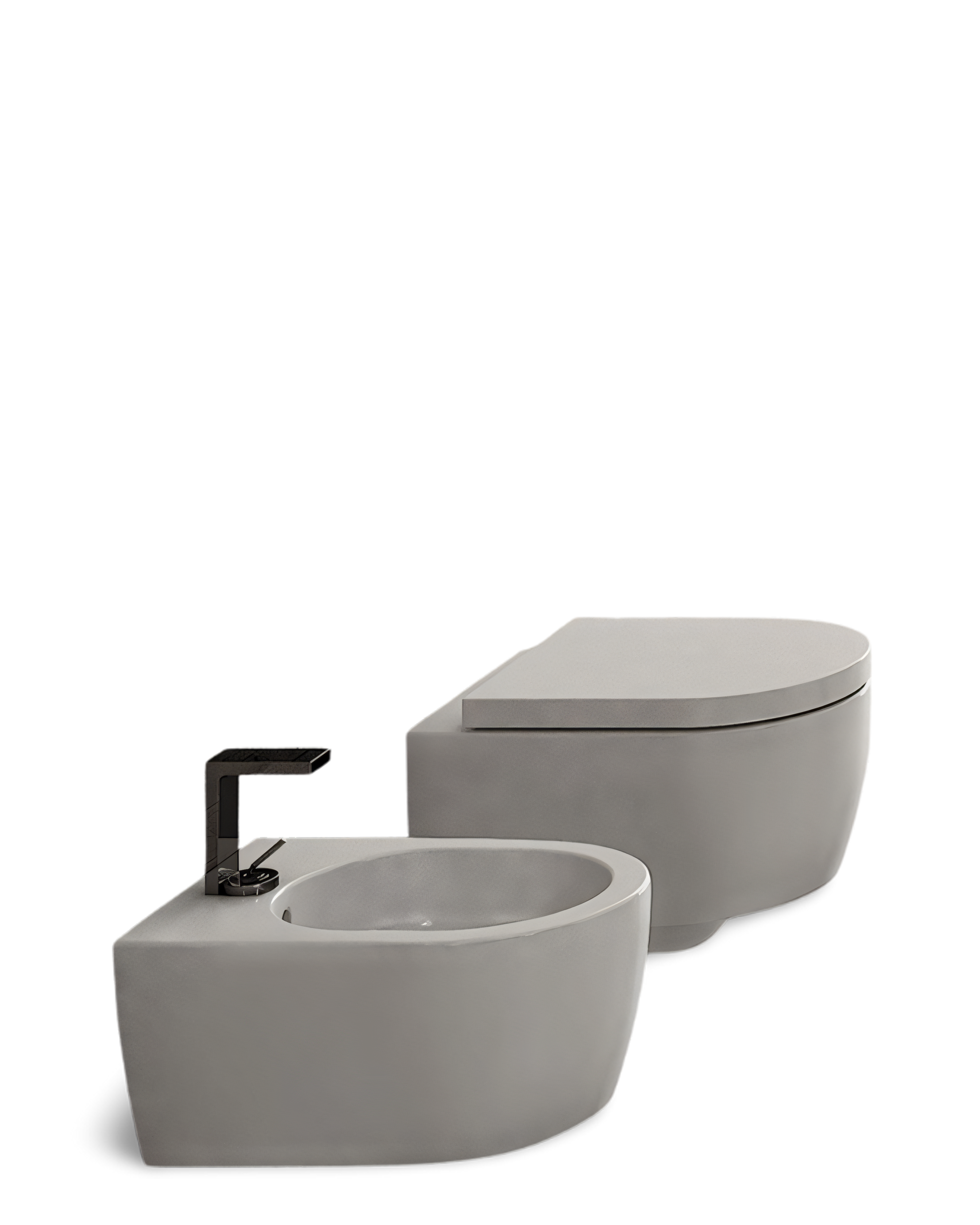 Smile Mini 48 wall-hung toilet without flange