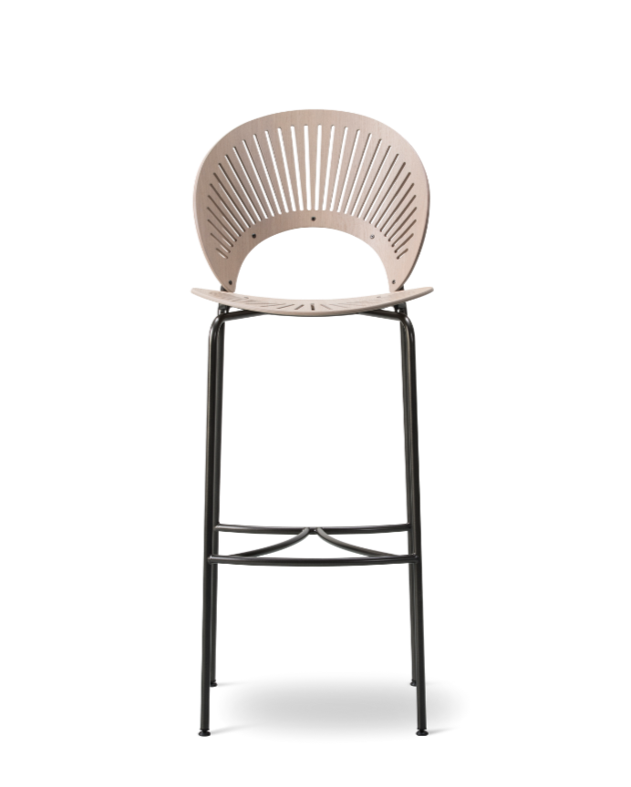 Trinidad bar stool with wooden seat