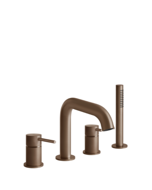 Grifería de bañera monomando con desviador | Colección Gessi 316 Trame