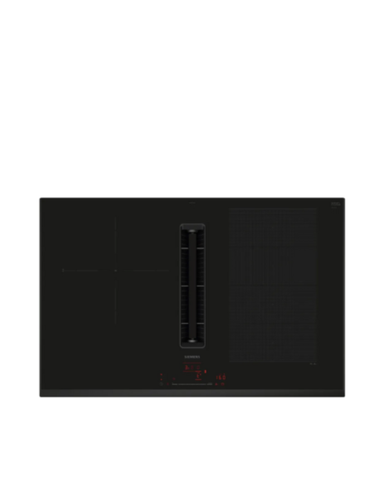 Induction hob with integrated extractor 80 cm without profiles