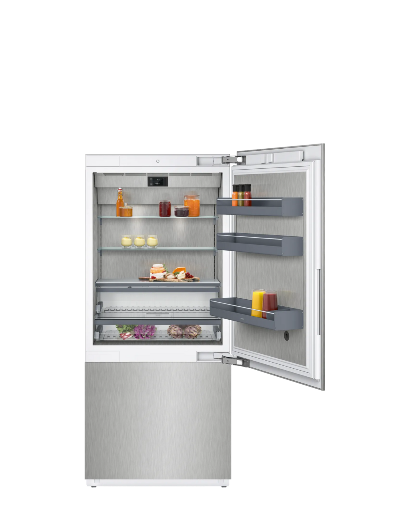 Vario Refrigerator-Freezer 212.5 x 90.8 cm SoftClose with Fixed Door 400 Series
