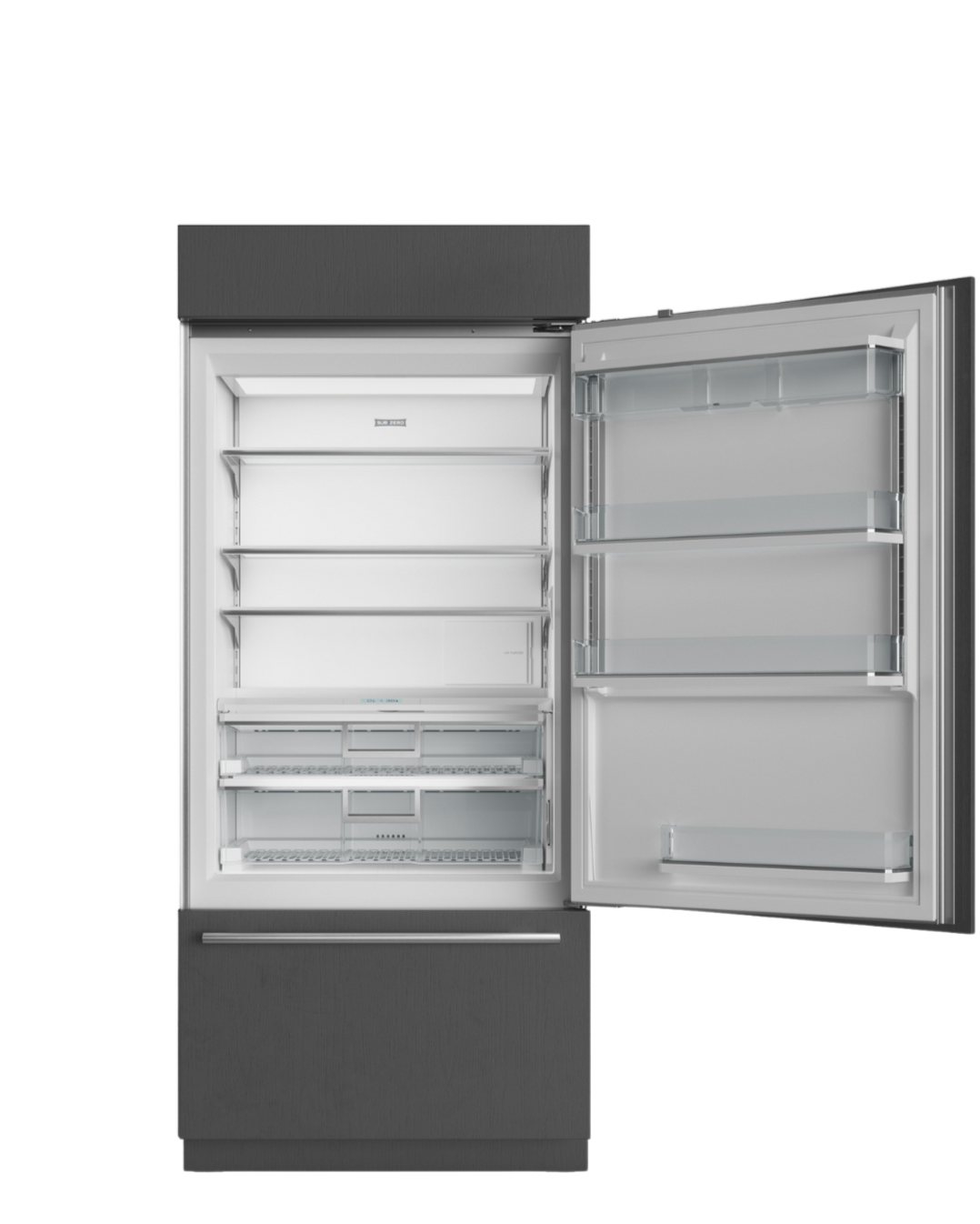 Frigorífico-congelador empotrado Sub-Zero con tirador tubular