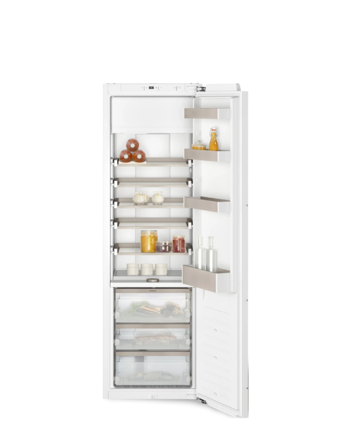 Frigorífico Vario integrable 177.2 x 55.8 cm Cierre SoftClose con puerta fija Serie 200