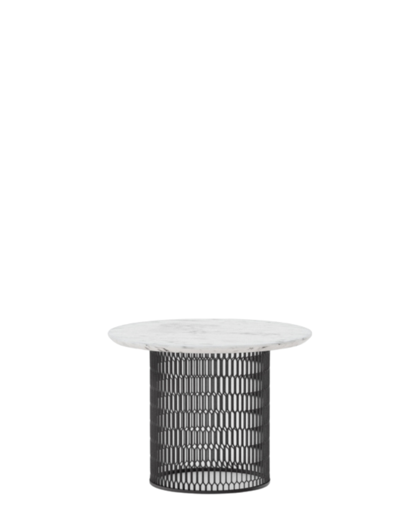 Mesa auxiliar Mesh Ø60 | Superficie de Mármol