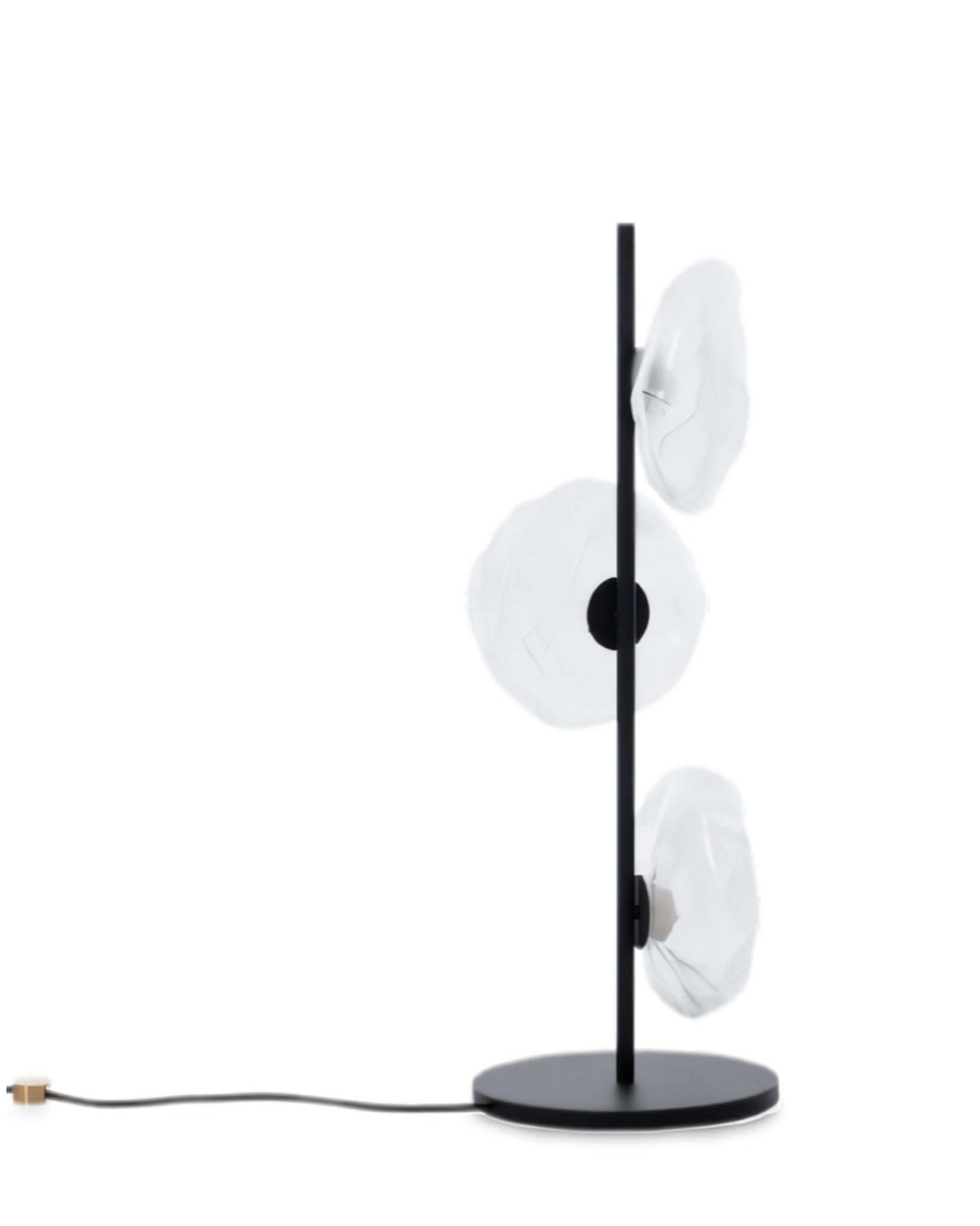 Lámpara de pie 73.3 Stem Floor Short Clear | Black Stem