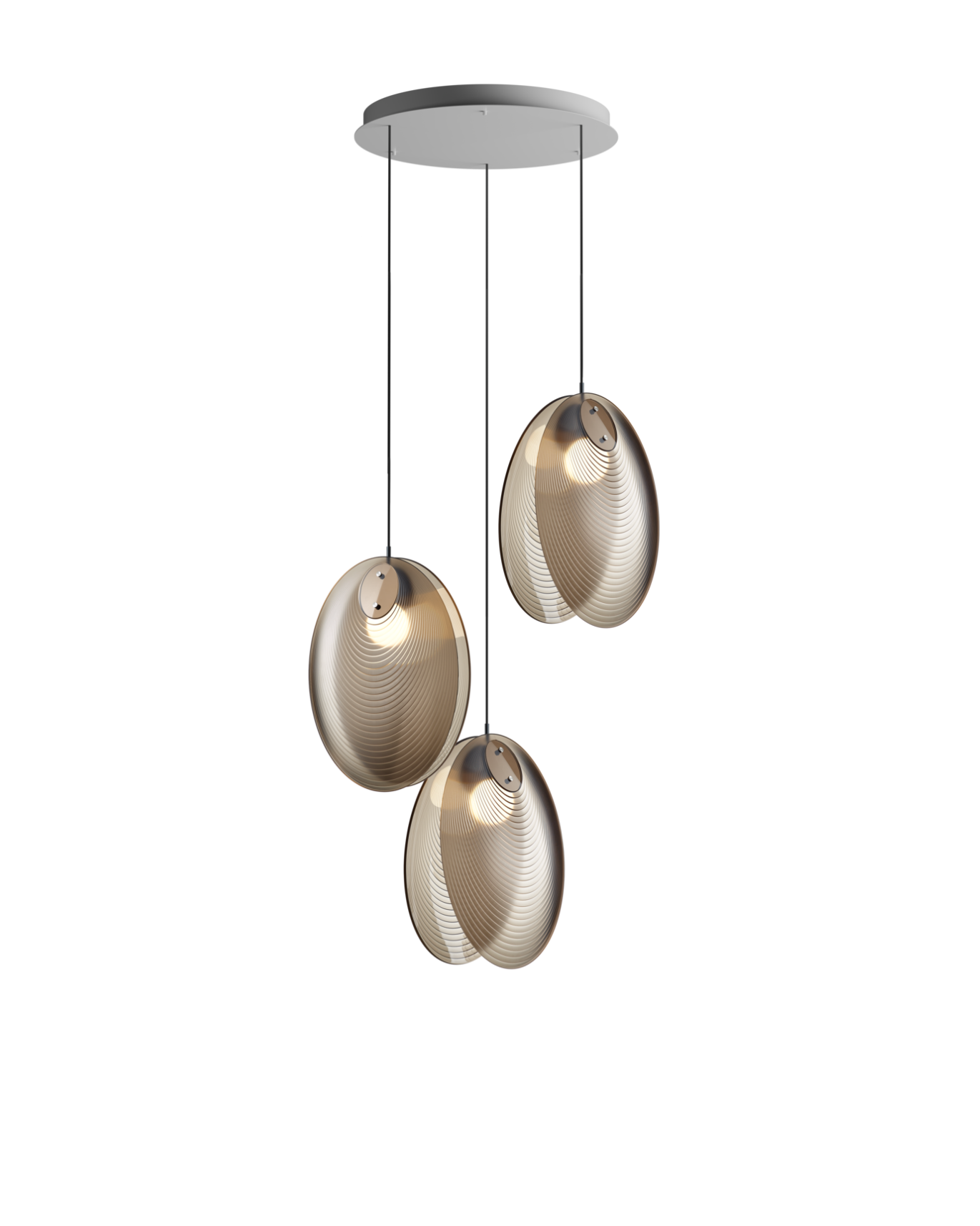 Lámpara de techo Ama Chandelier 3pcs