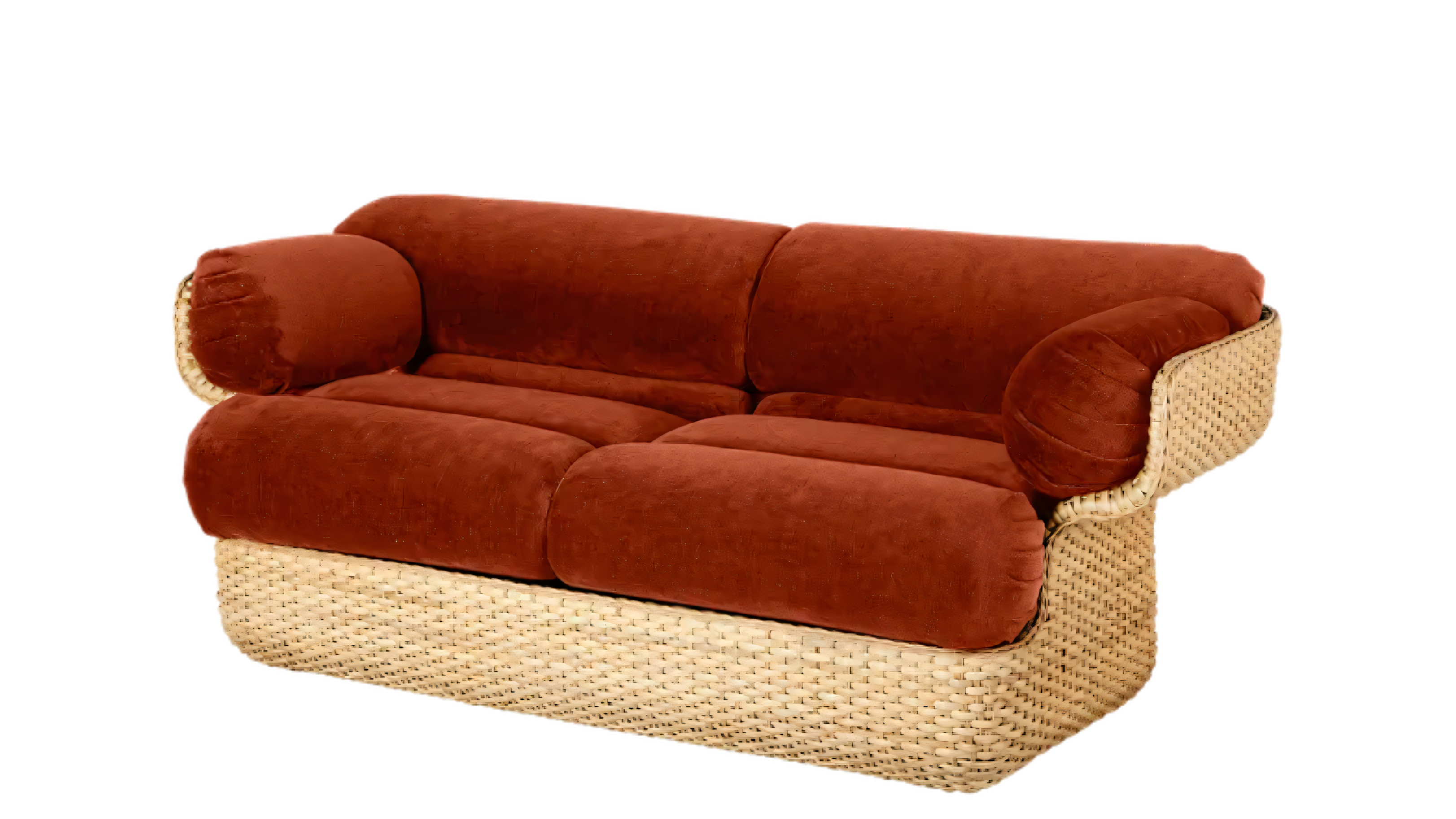 Basket 2-seater sofa