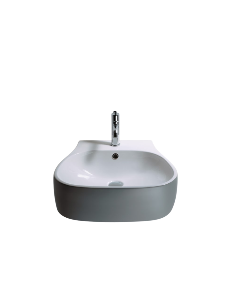 Pear wall-mounted washbasin