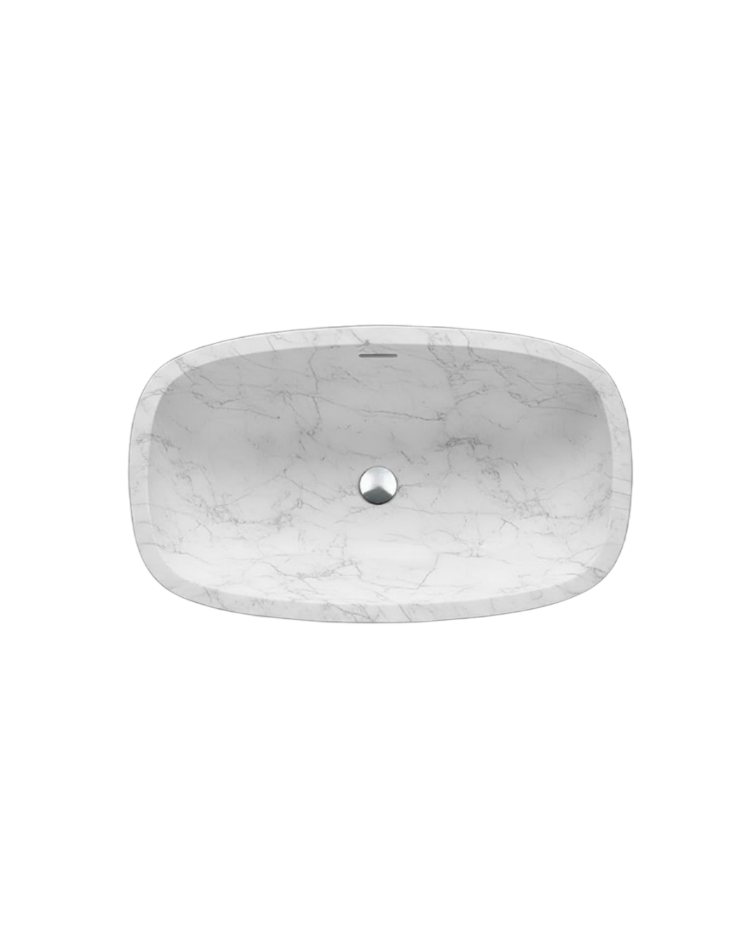 Deep marble countertop washbasin