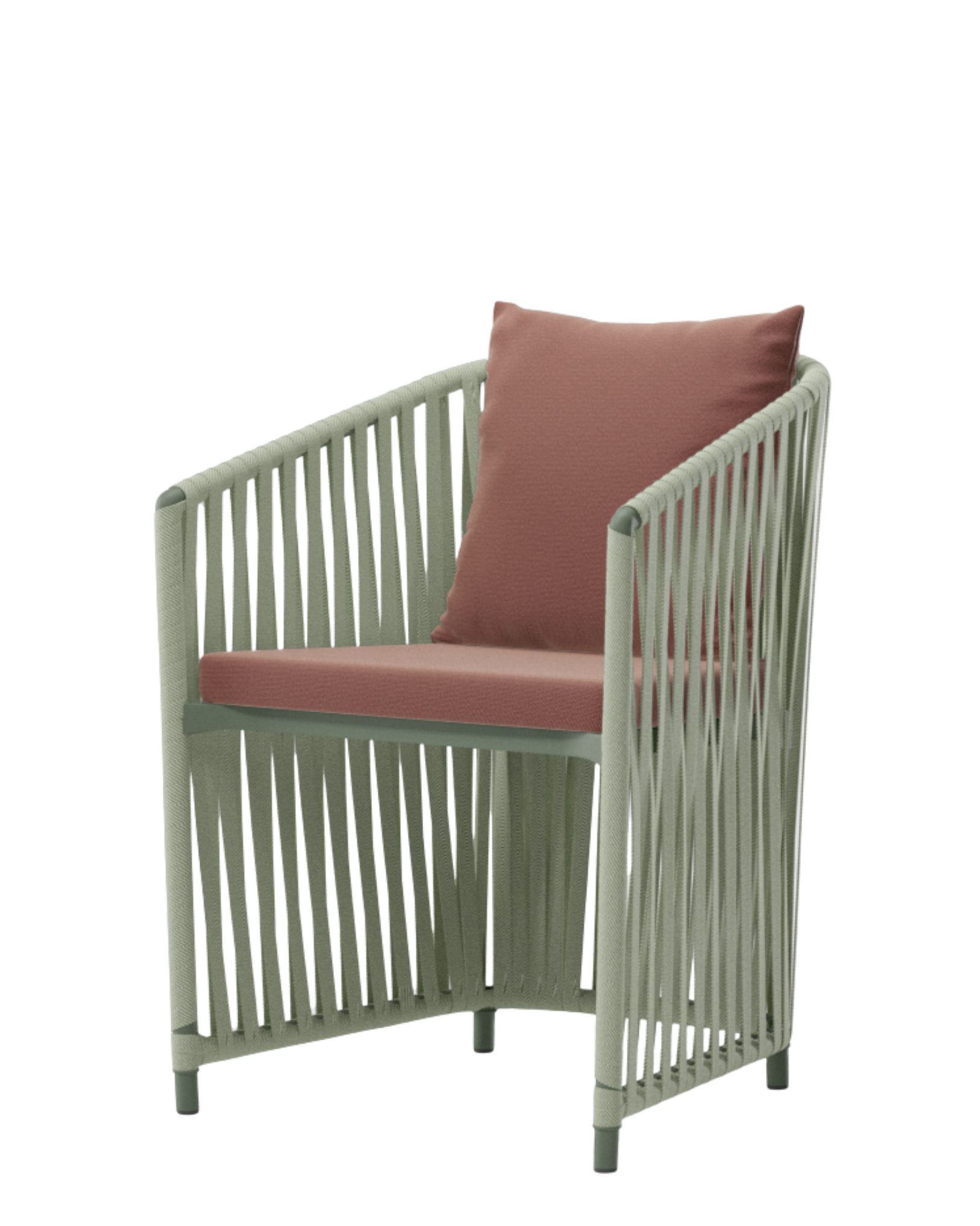 Bitta Lounge Dining Chair | Rope Z04 | Seat Size 17L