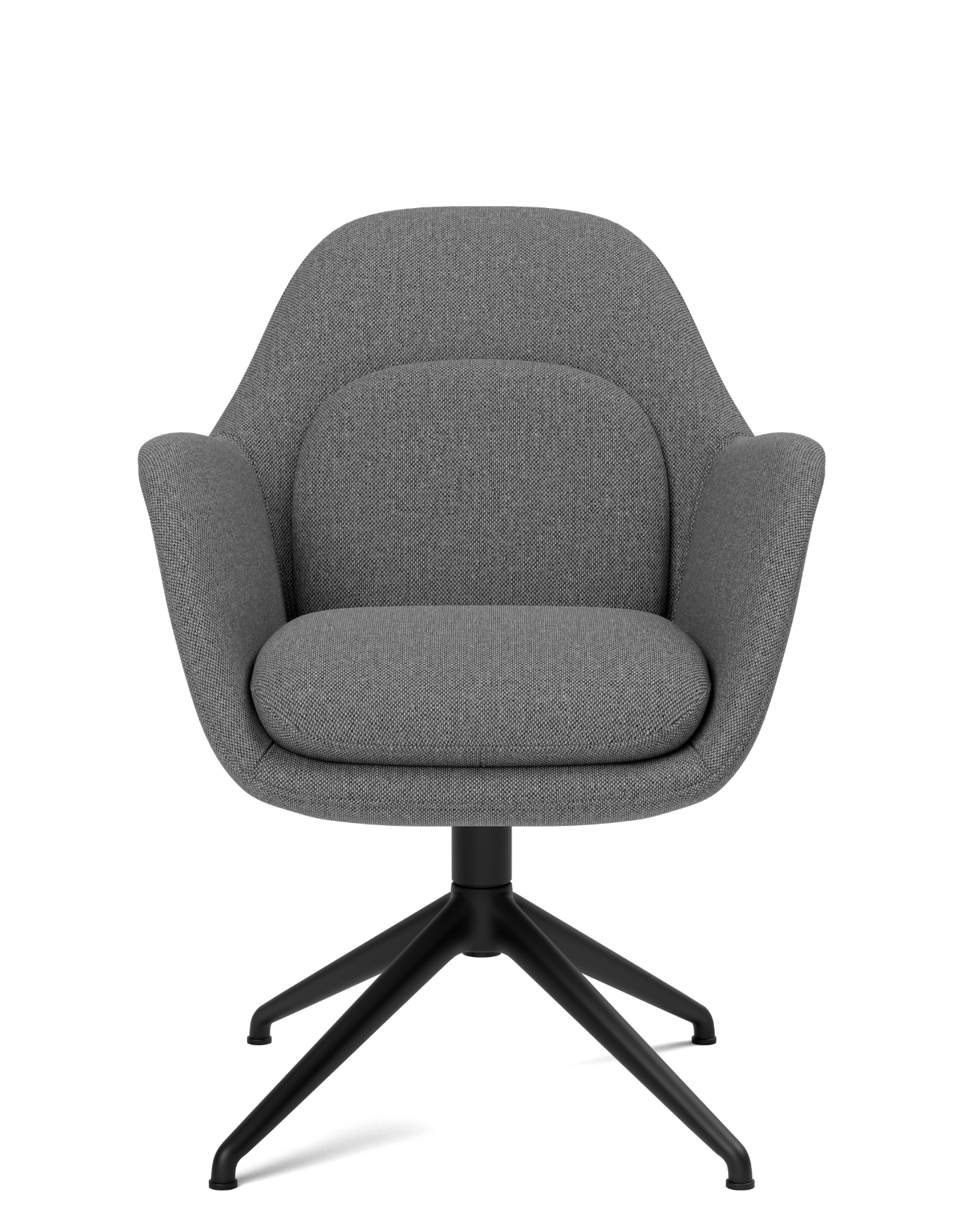 Silla de comedor Swoon con base giratoria