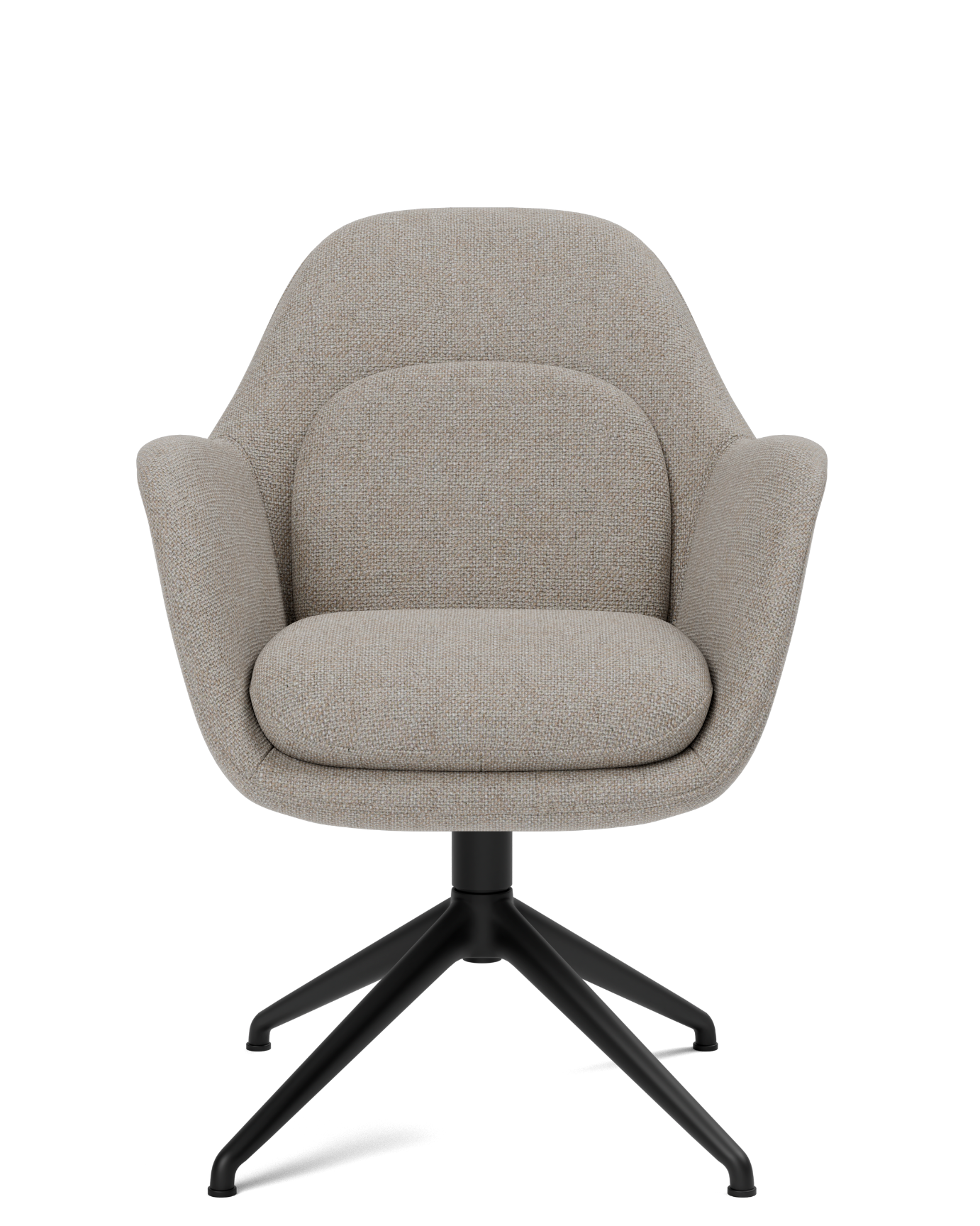 Silla de comedor Swoon con base giratoria