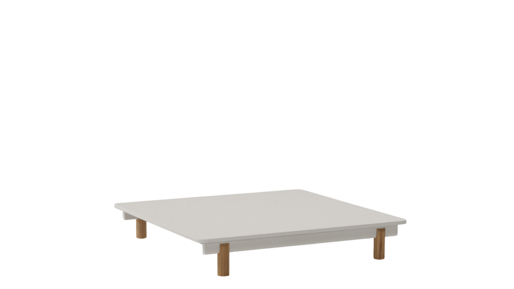 Molo Coffee Table 120x120 | Frame 01C | Aluminum Top 01C