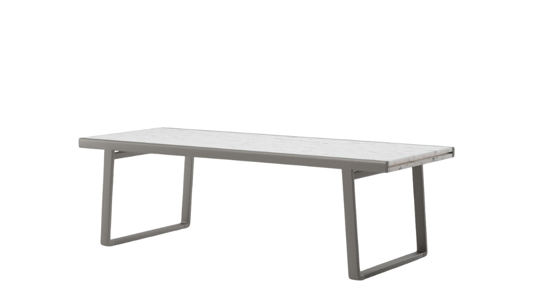 Bitta Lounge extendable dining table for 8-12 people