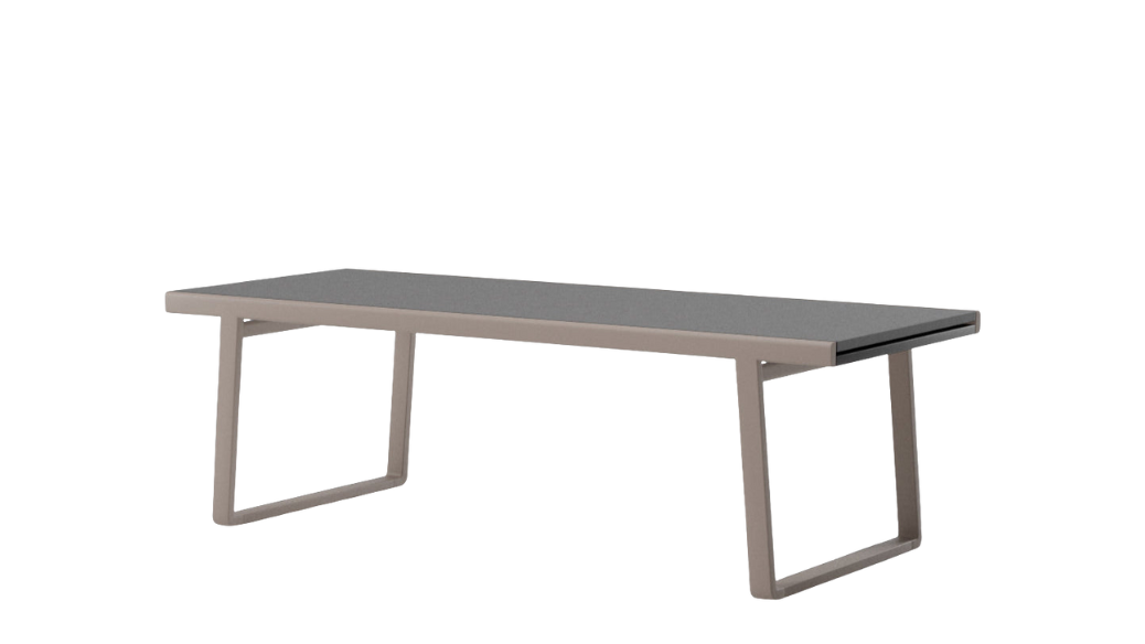 Bitta Lounge extendable dining table for 8-12 people