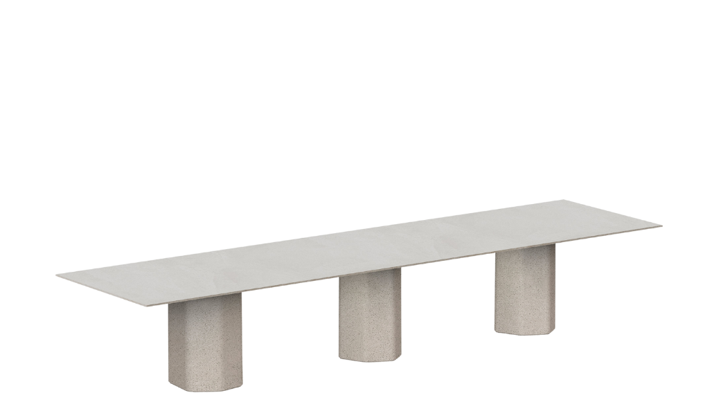 Talo rectangular outdoor dining table