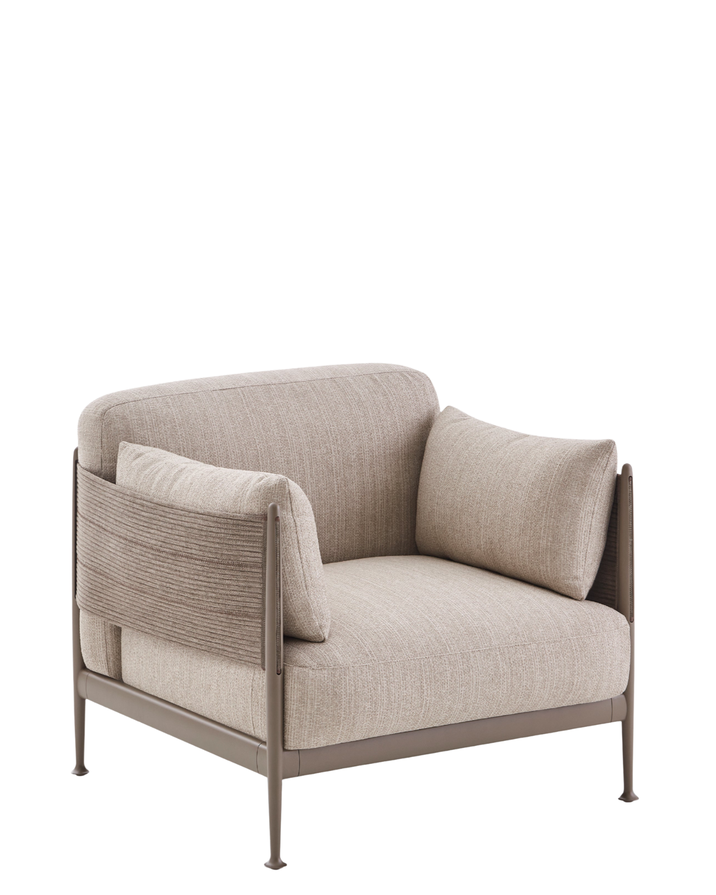 Sillón de exterior Obi con banda Premium