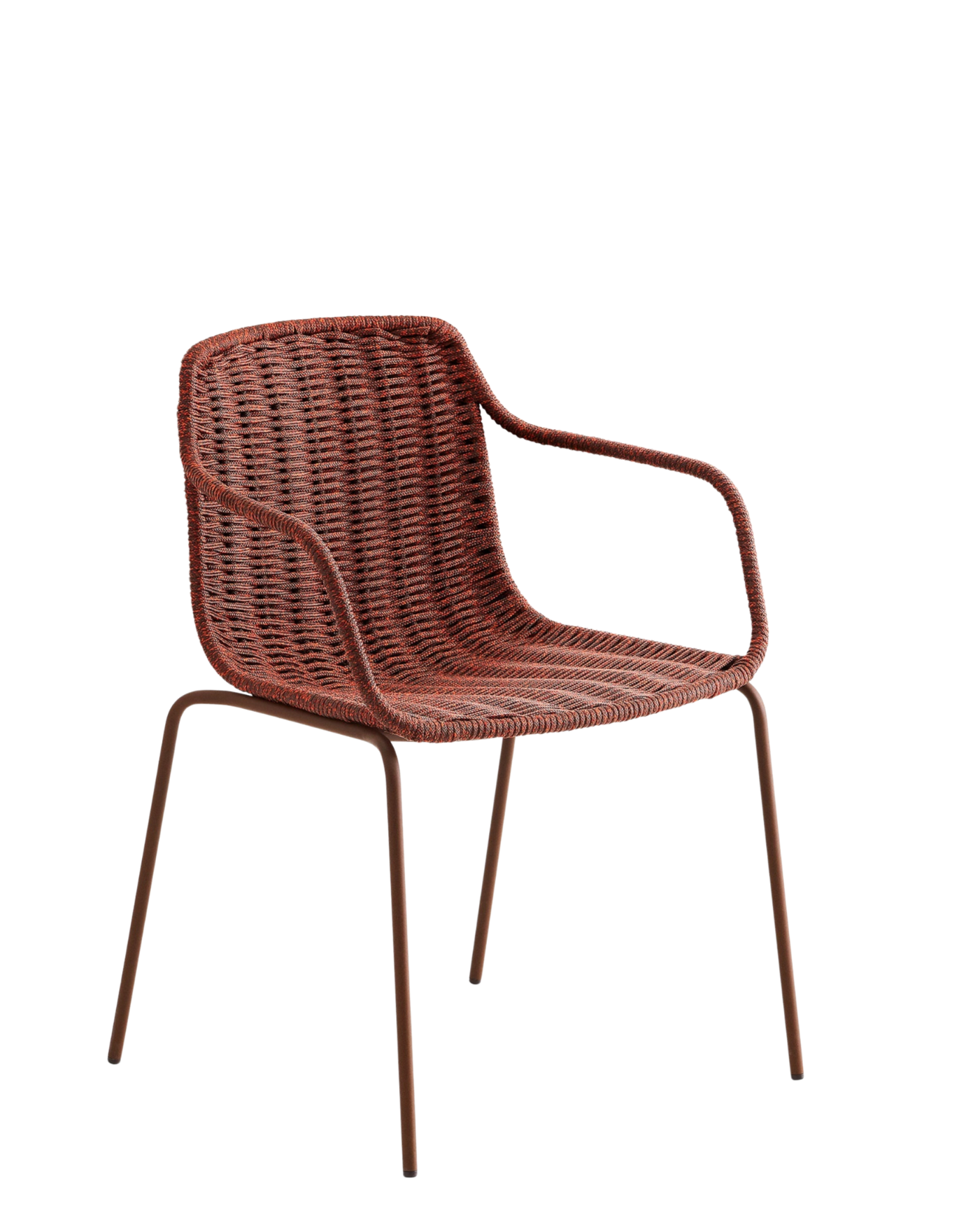 Lapala outdoor dining chair with armrests