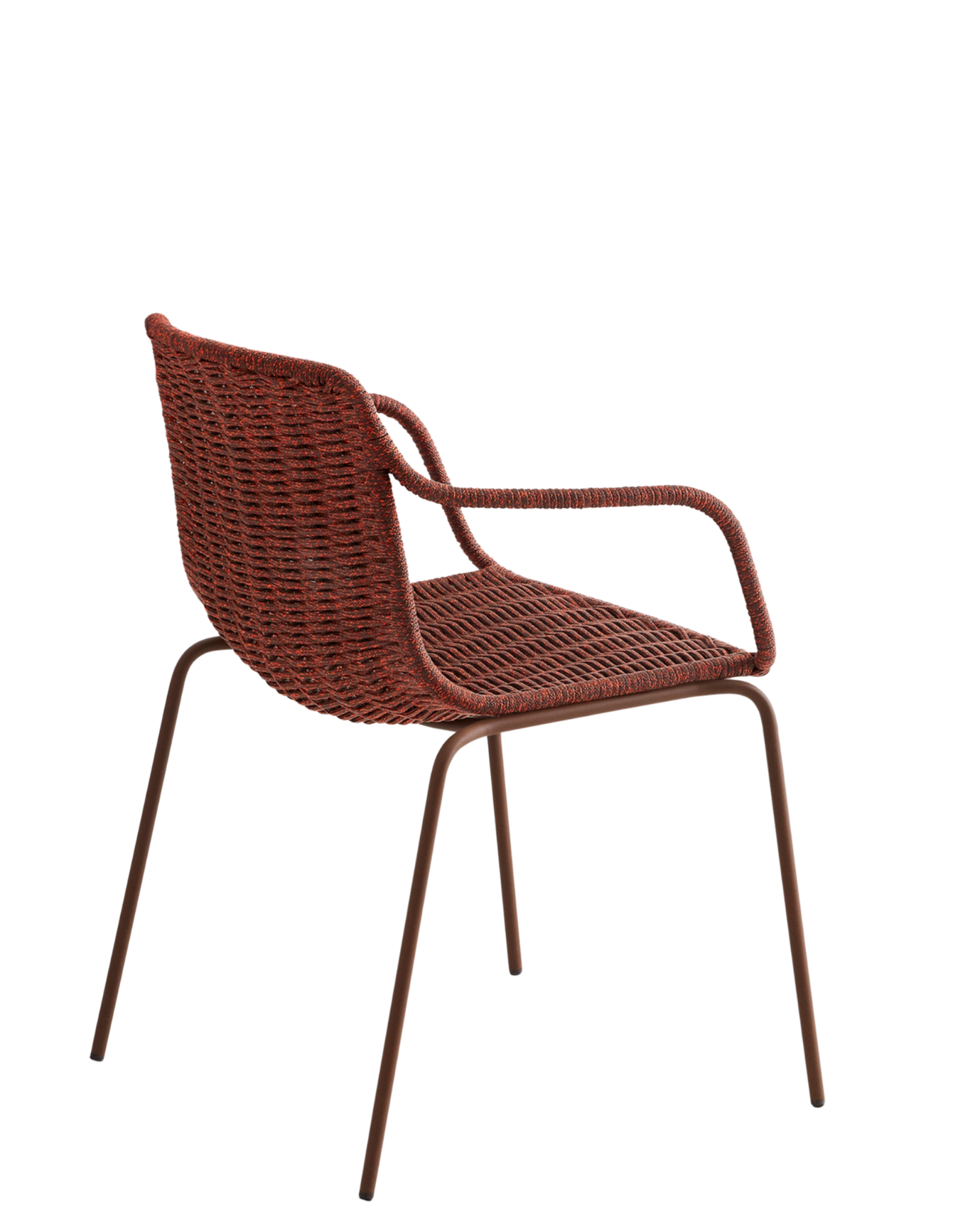 Lapala outdoor dining chair with armrests