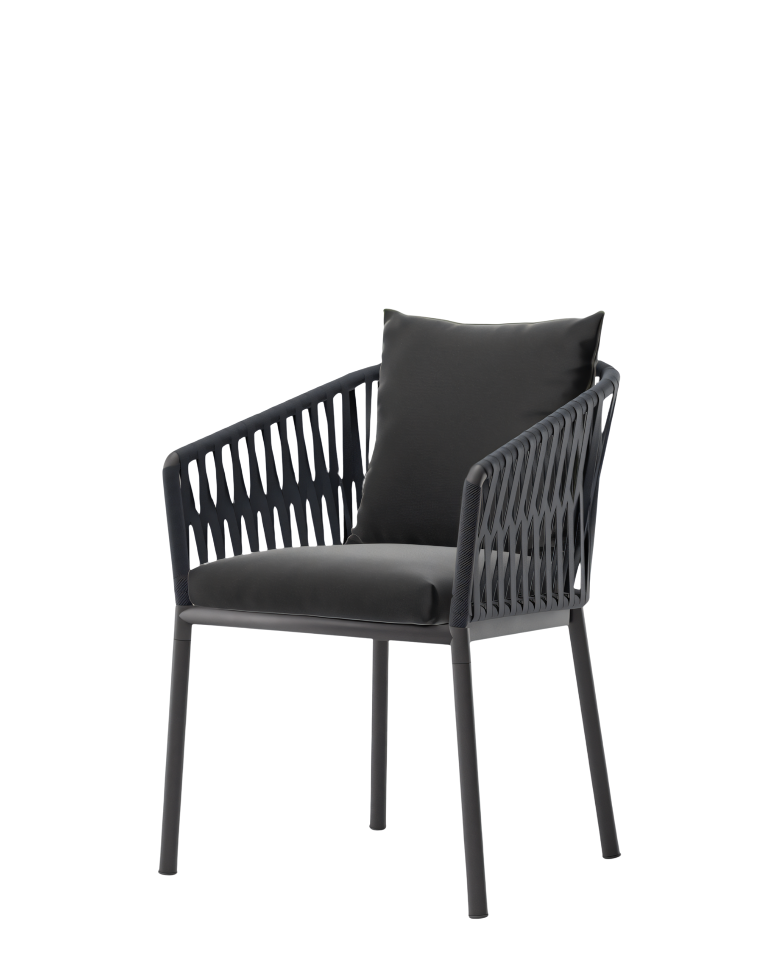 Silla de comedor de exterior Grand Bitta | Pies 01C | Cuerda Z01