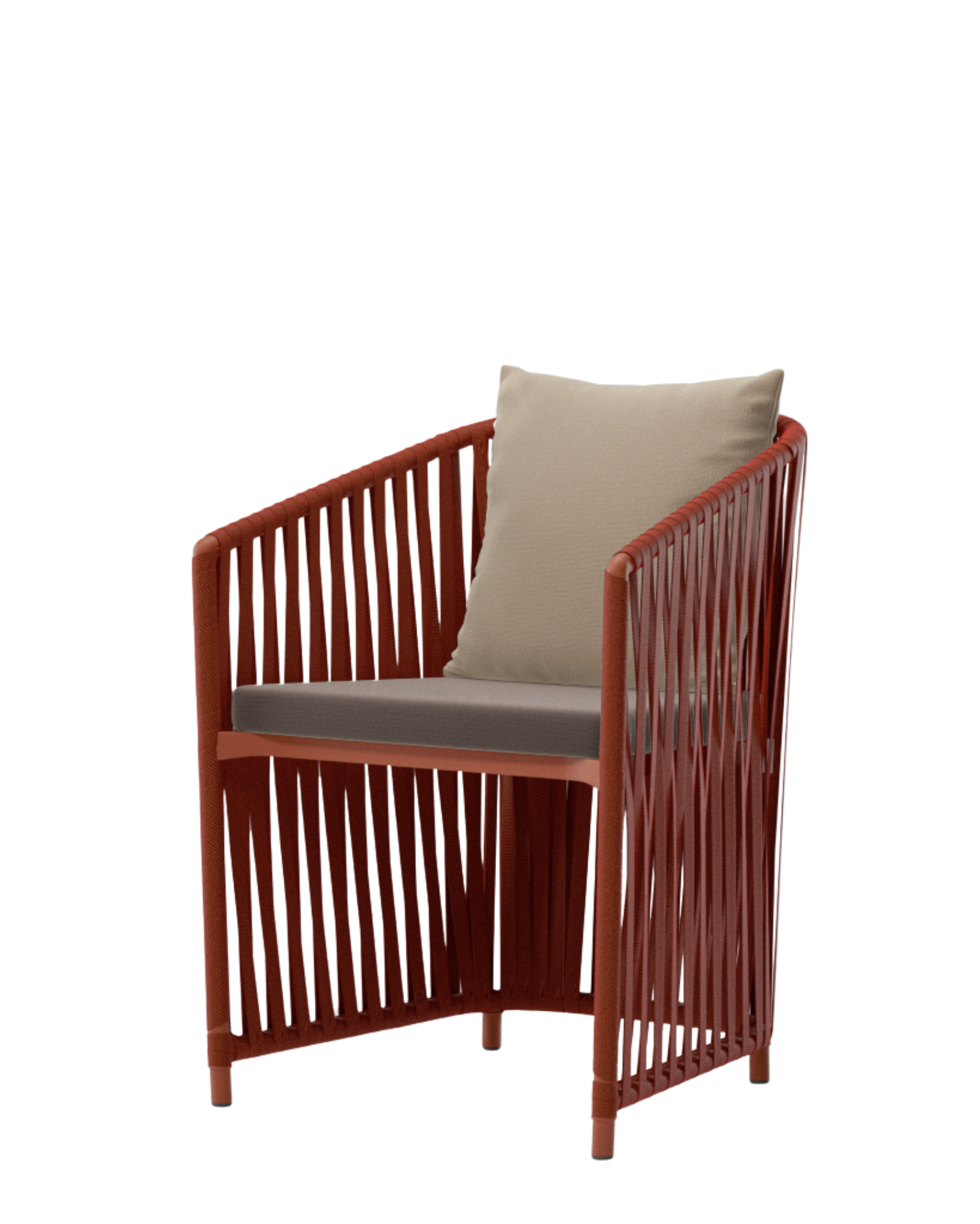 Sillón comedor Bitta Lounge | Cuerda Z15 | Asiento 08L