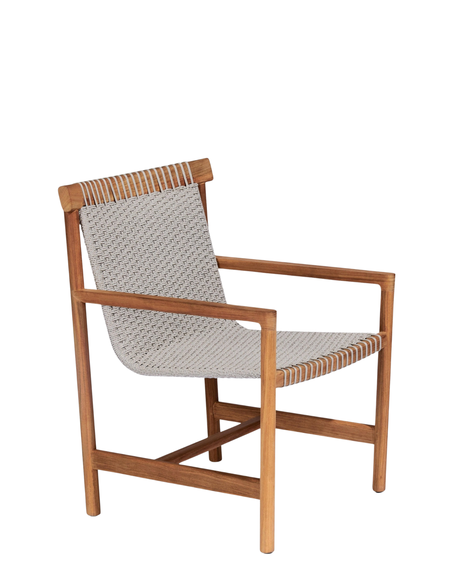 Silla de comedor con brazos para exterior Amanu